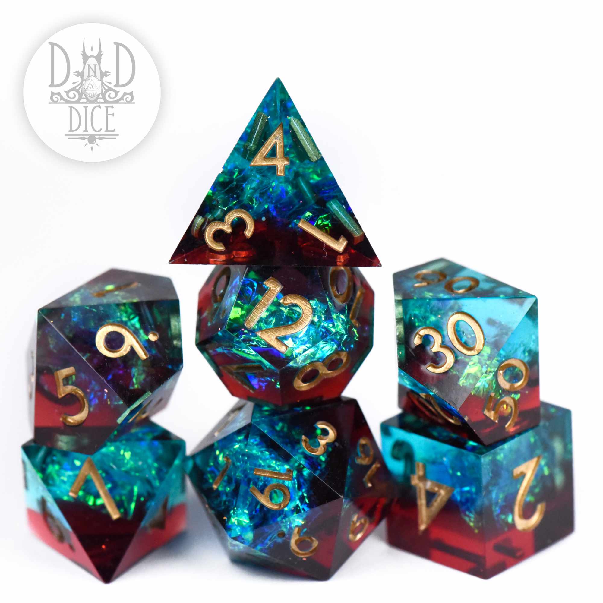 Spark Plug Handmade Dice Set