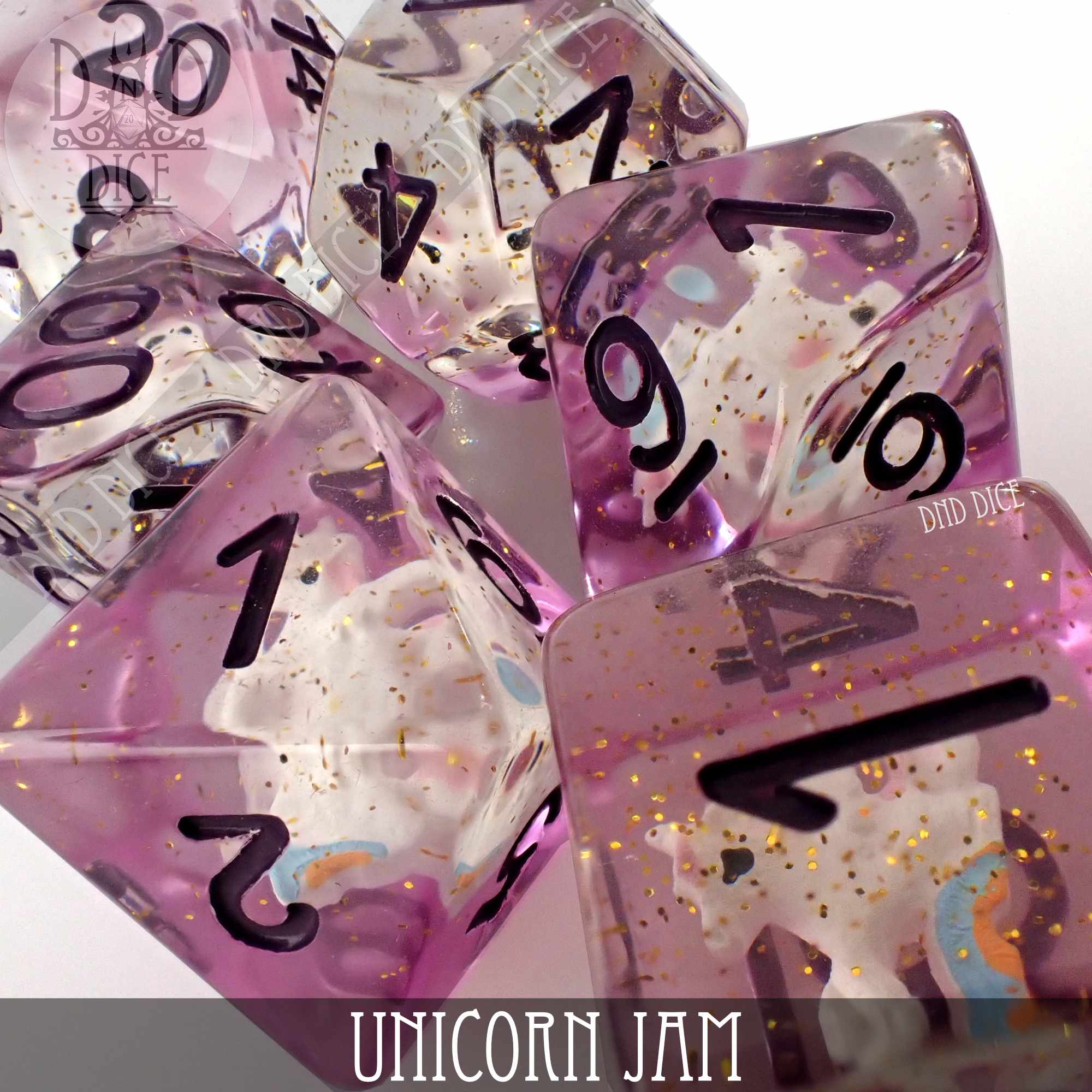 Unicorn Jam Dice Set