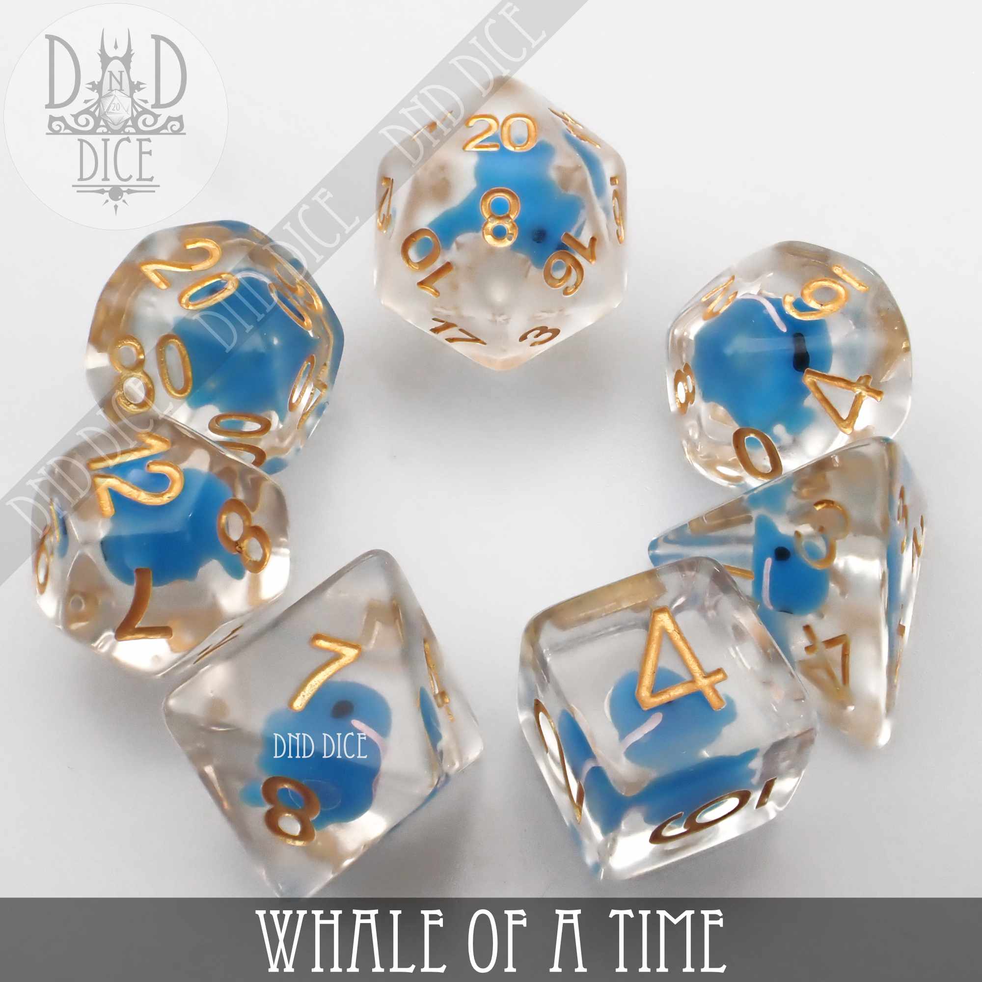 Whale of a Time Dice Set
