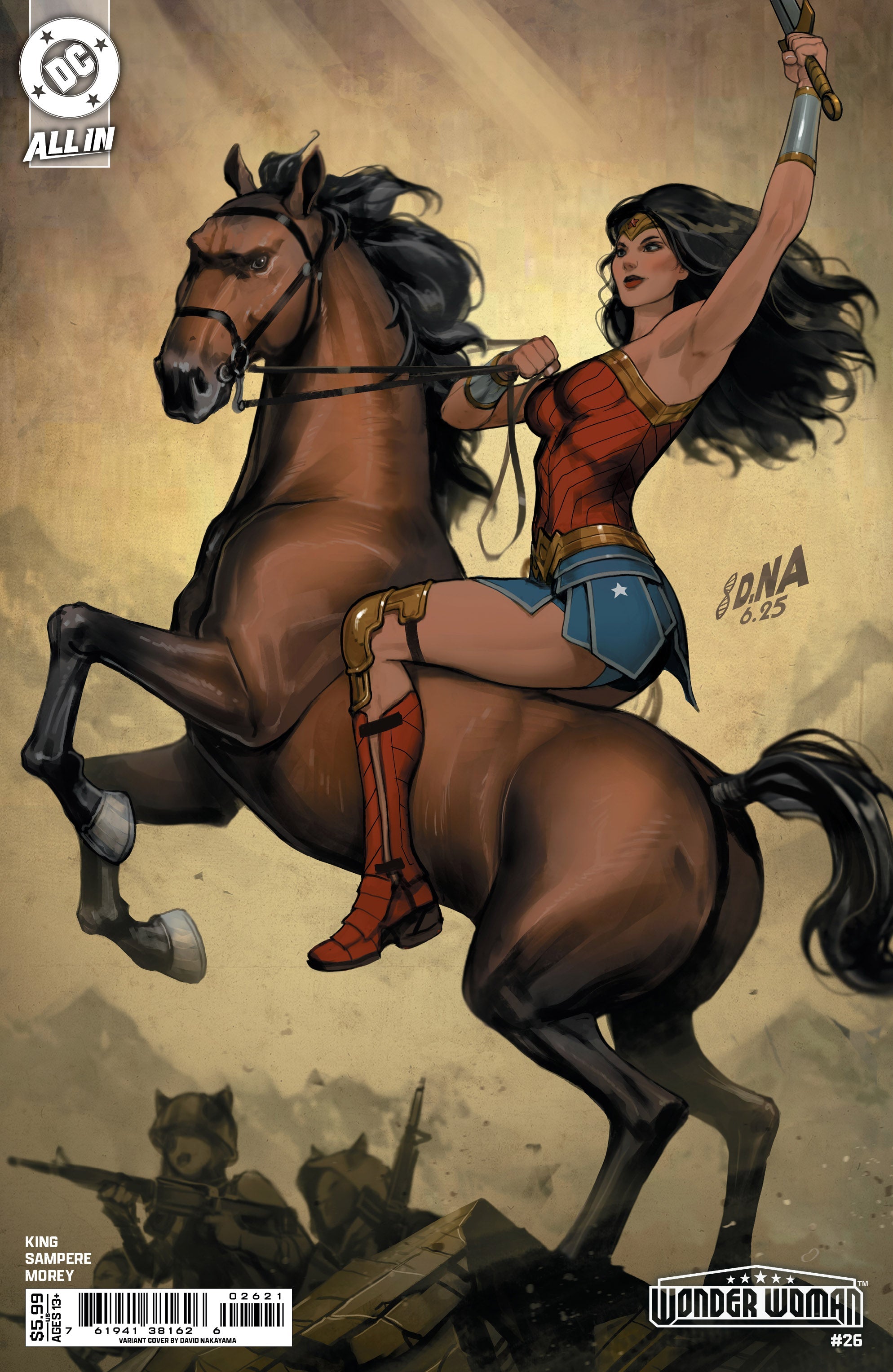 Wonder Woman #26 B David Nakayama Variant (10/15/2025) Dc