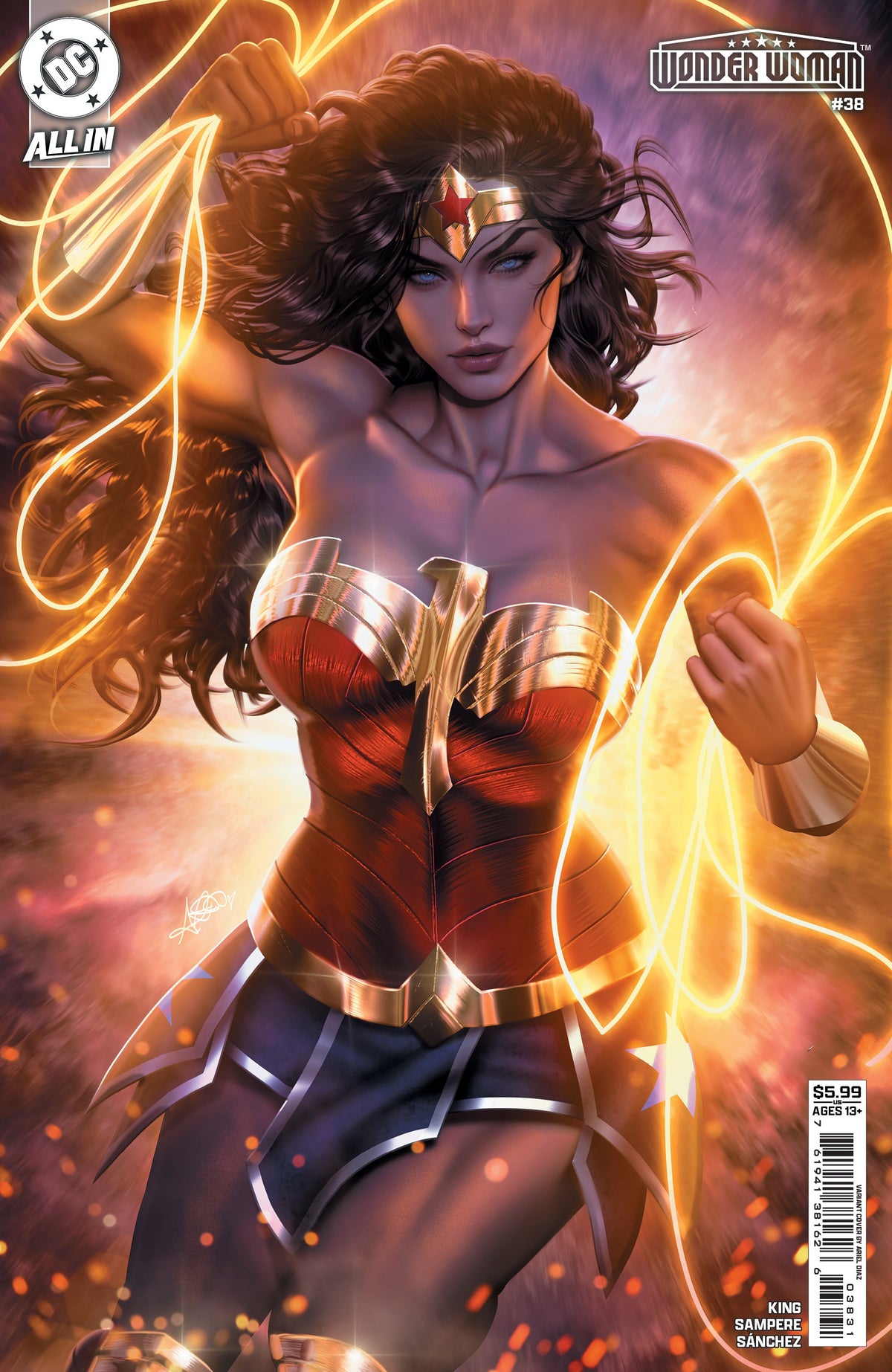 Wonder Woman #38 C Ariel Diaz Variant (10/21/2026) Dc