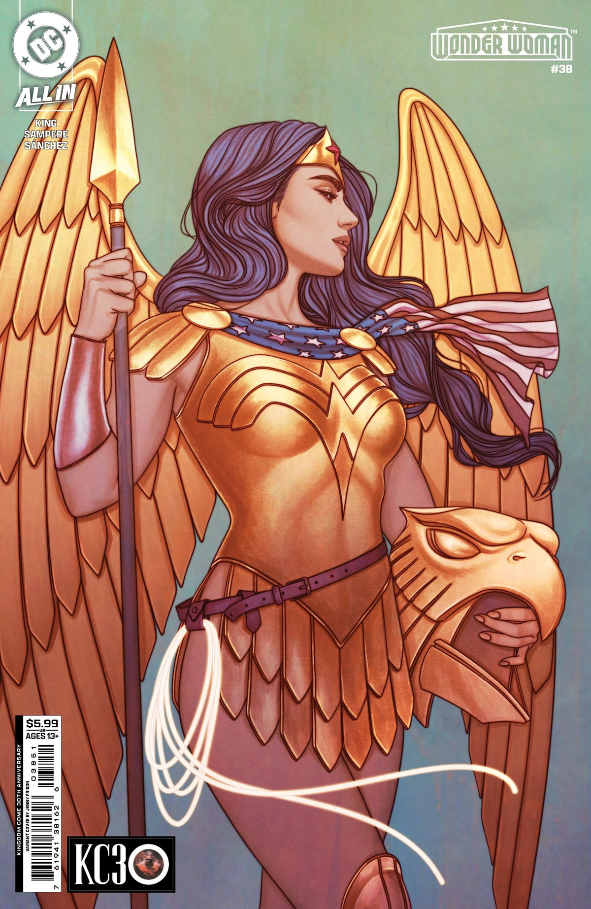 Wonder Woman #38 E Jenny Frison Kingdom Come 30Th Anniversary Variant (10/21/2026) Dc