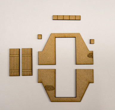 28mm Scale Gate Section - 3" long - 28MMDF573