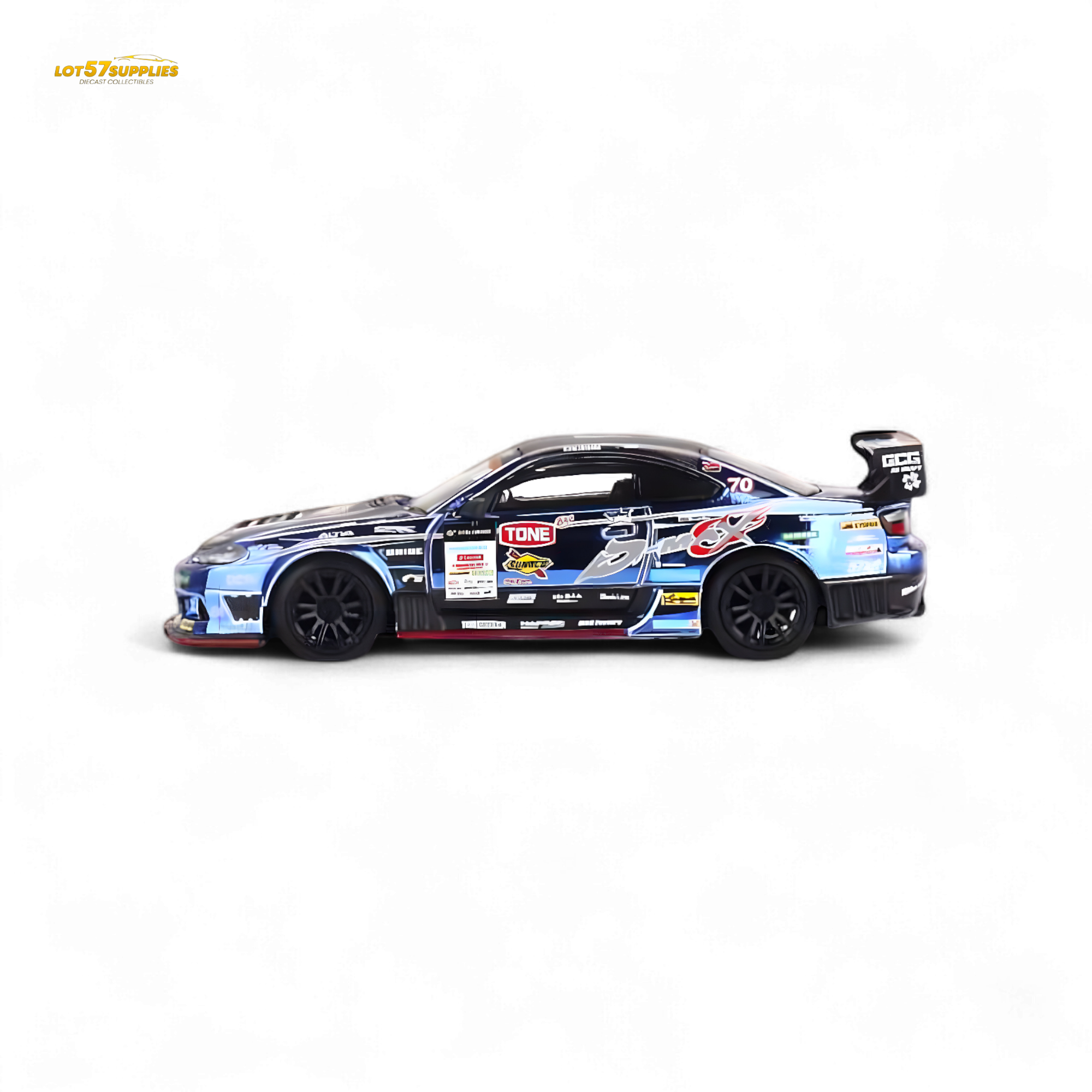 Mini-GT Nissan S15 Silvia D-MAX #70 Japan Exclusive #855 1:64