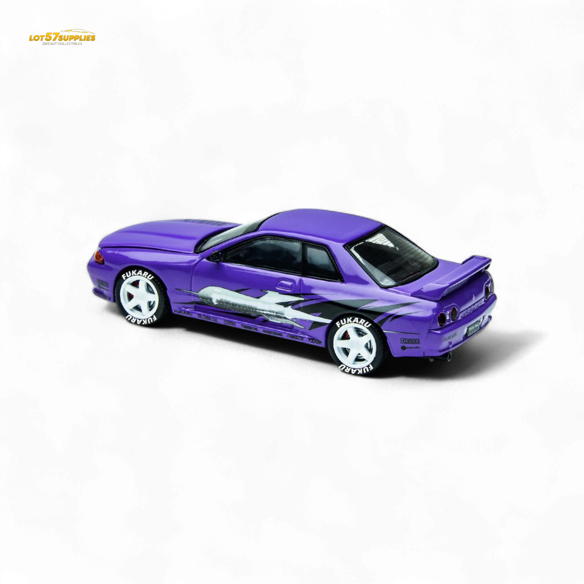 (Pre-Order) TimeMicro Skyline GT-R R32 Los Santos Drift - Purple 1/64