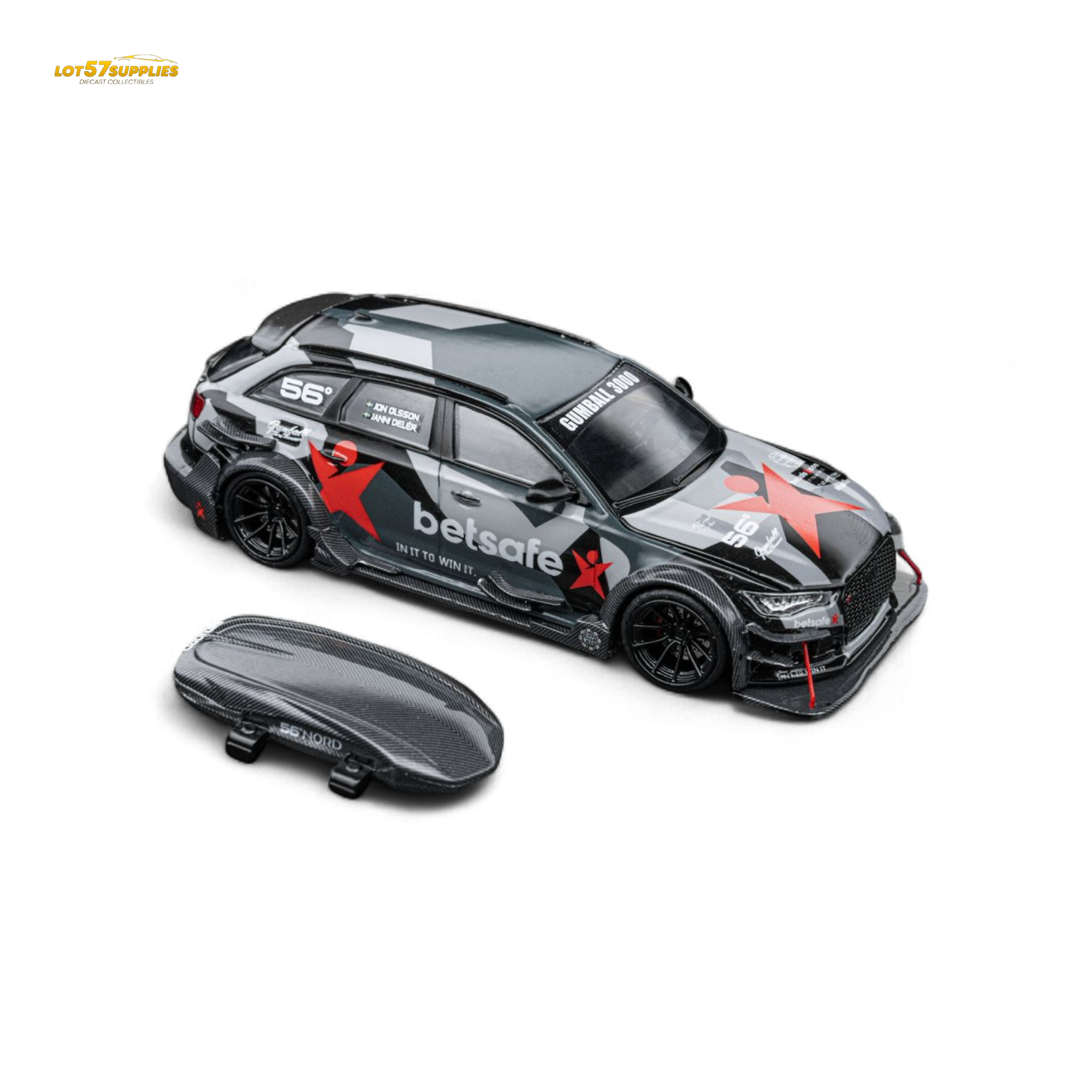 (Pre-Order) DCM Audi RS6 C7 DTM Betsafe Gumball 3000 - 1:64