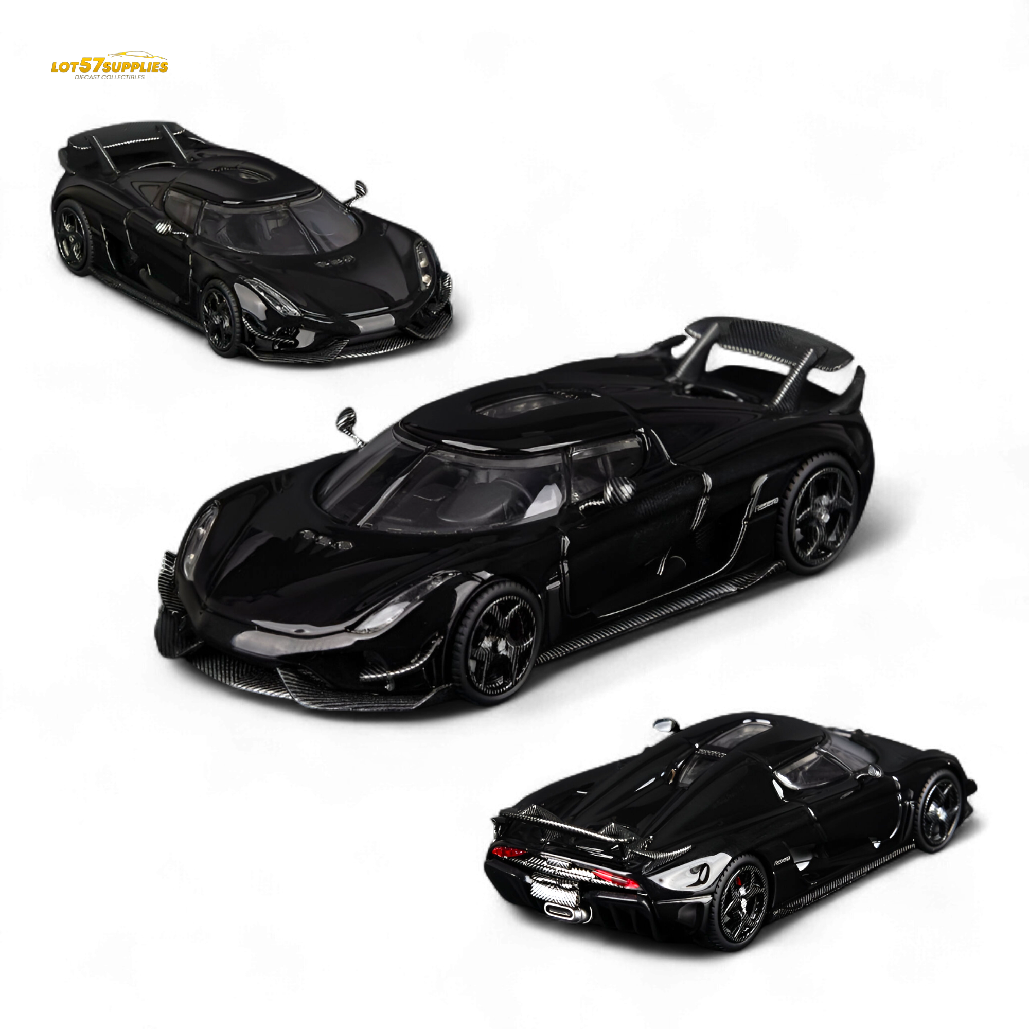 (Pre-Order) SC ART Regera Pearl Black 1:64