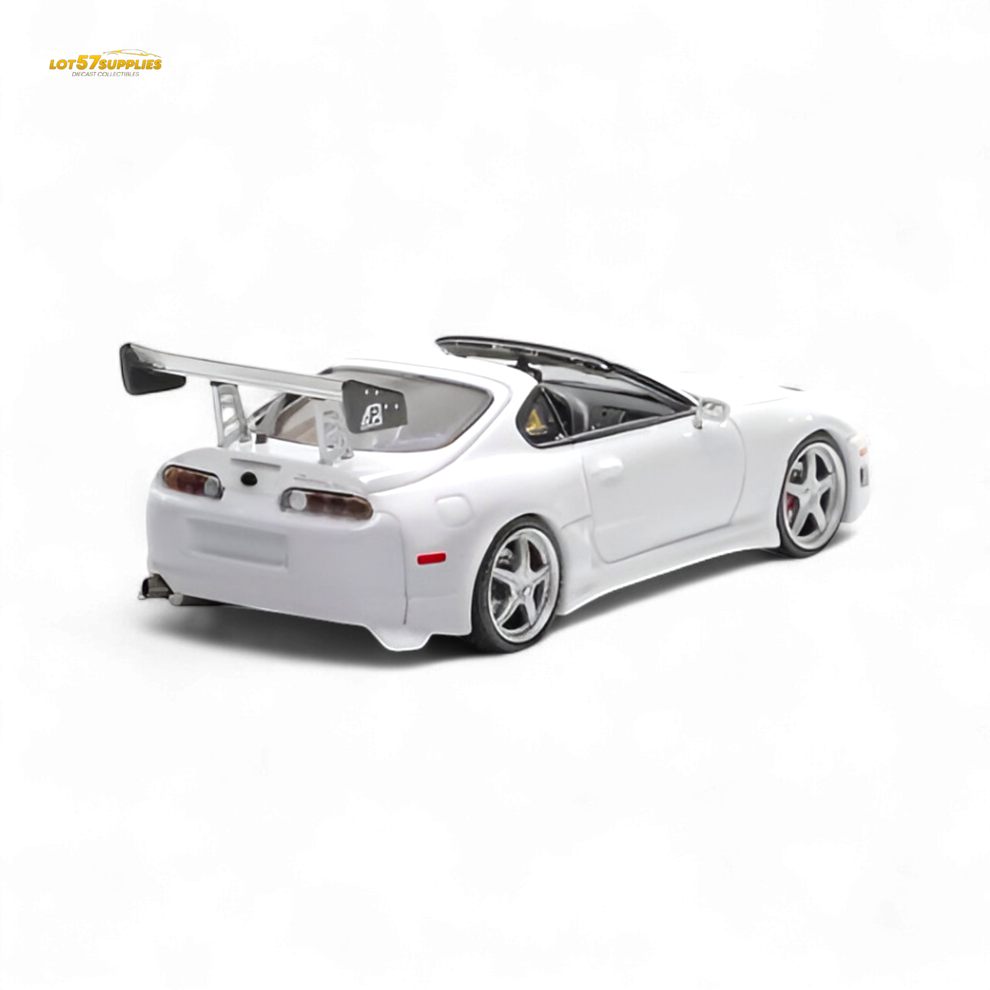 (Pre-Order) Fast Speed Supra Targa White 1:64