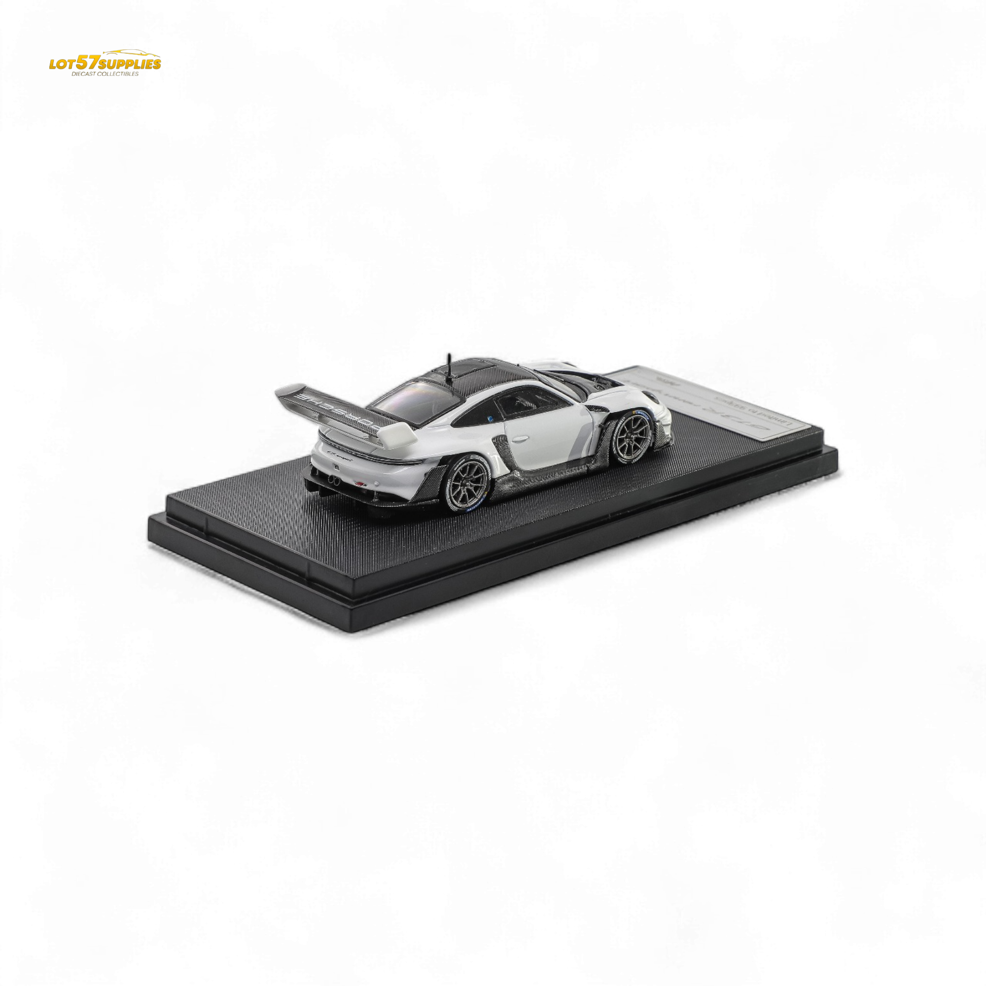 HKM 911 (992) GT3 R Rennsport - White/Carbon Hood 1:64