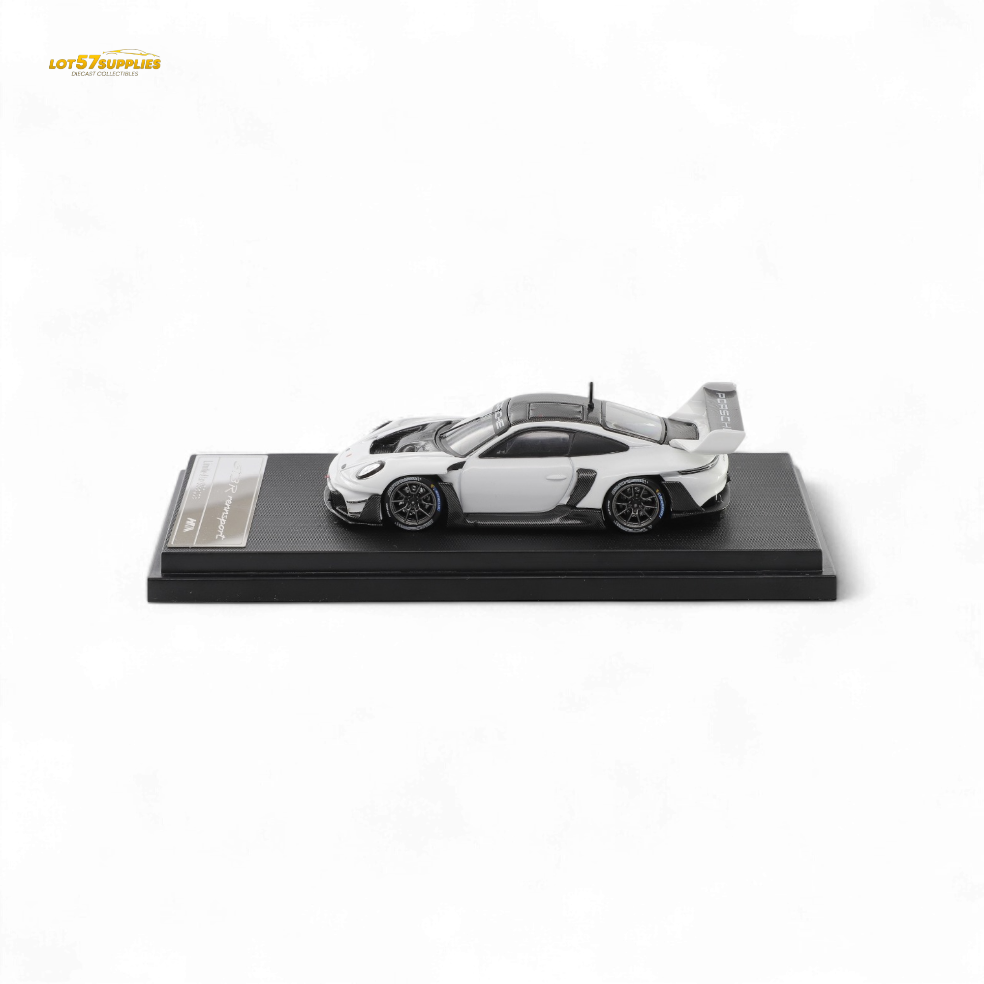 HKM 911 (992) GT3 R Rennsport - White/Carbon Hood 1:64