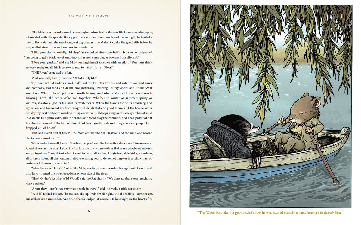 The Wind in the Willows: With Illustrations by David Petersen