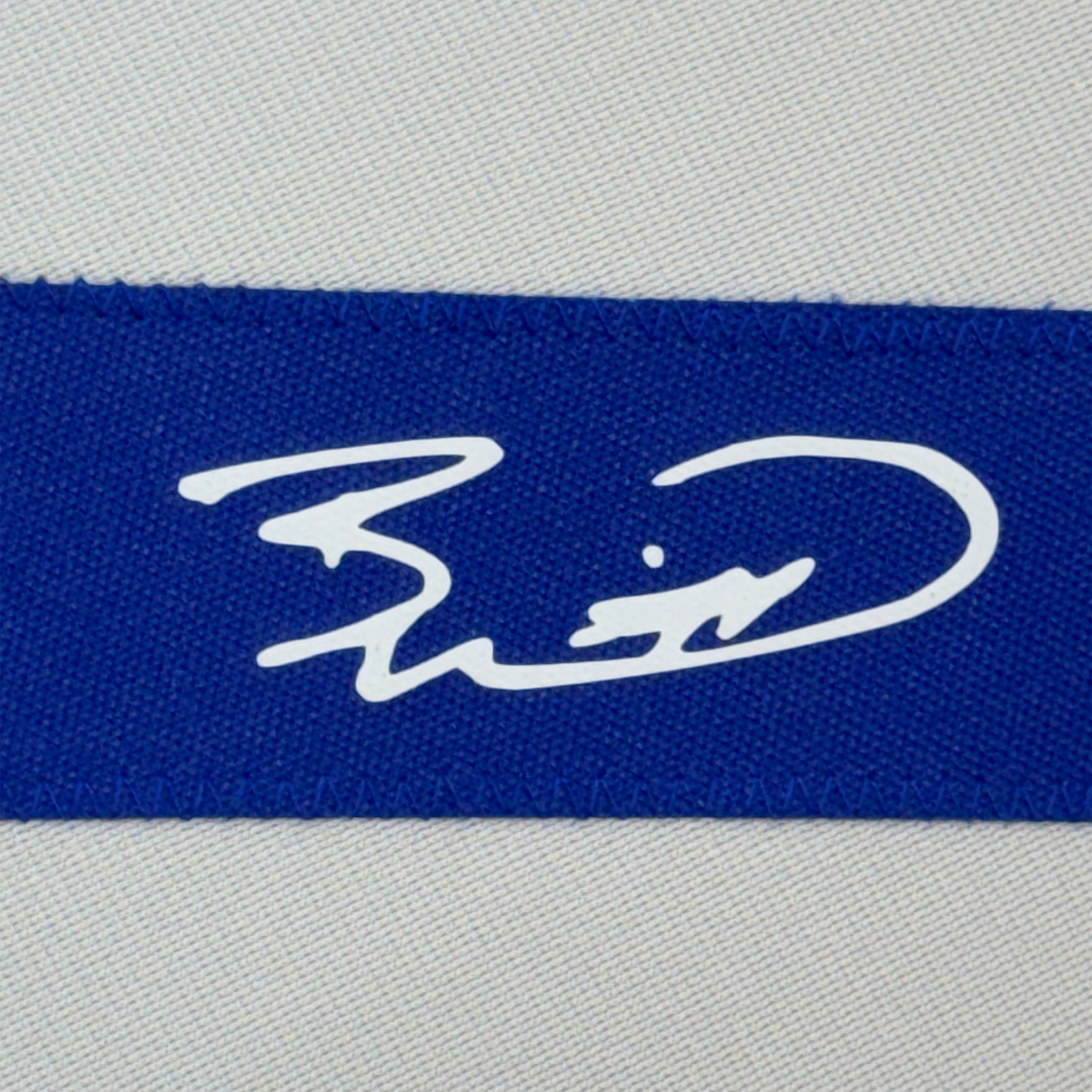 Framed Facsimile Autographed Bobby Witt Jr 35x39 Kansas City White Reprint Laser Auto Baseball Jersey