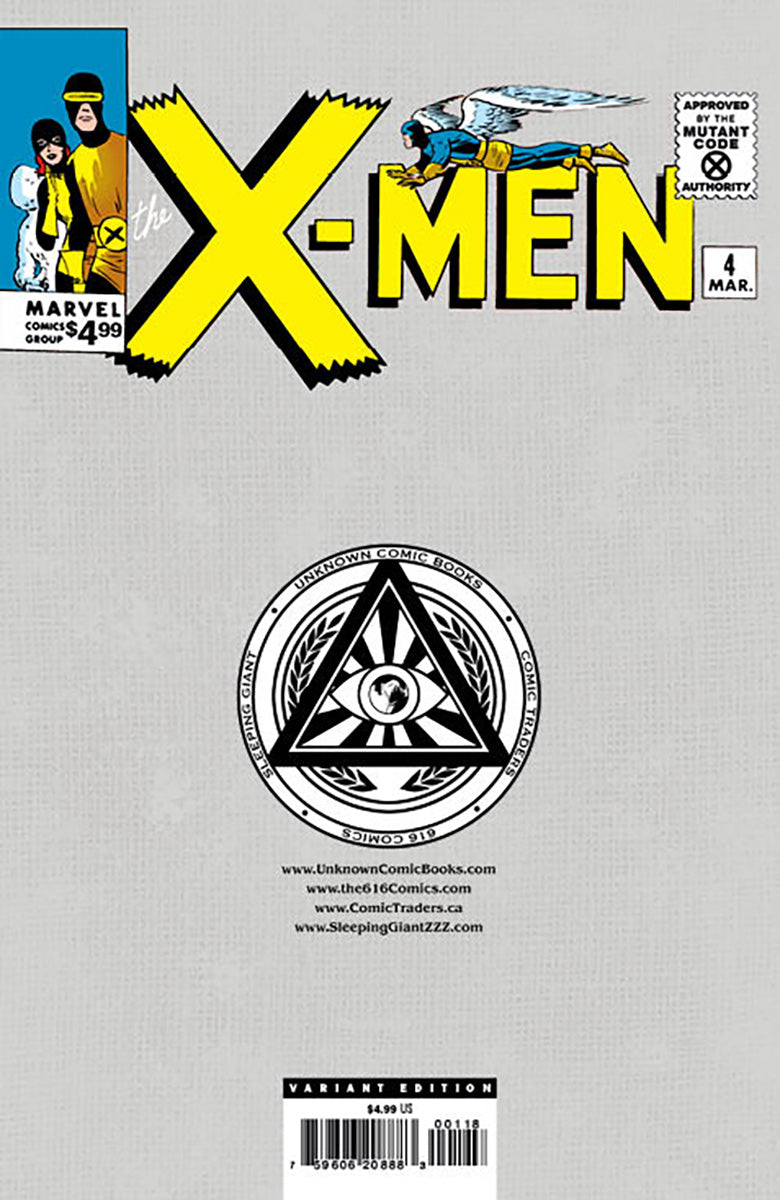 [2 PACK] X-MEN #4 FACSIMILE EDITION [NEW PRINTING] UNKNOWN COMICS DERRICK CHEW EXCLUSIVE VAR (01/24/2024)