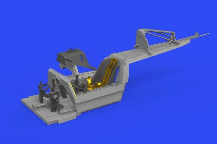 Eduard 648940 1/48 Aircraft- Fw190A7 Cockpit for EDU (Photo-Etch & Resin)