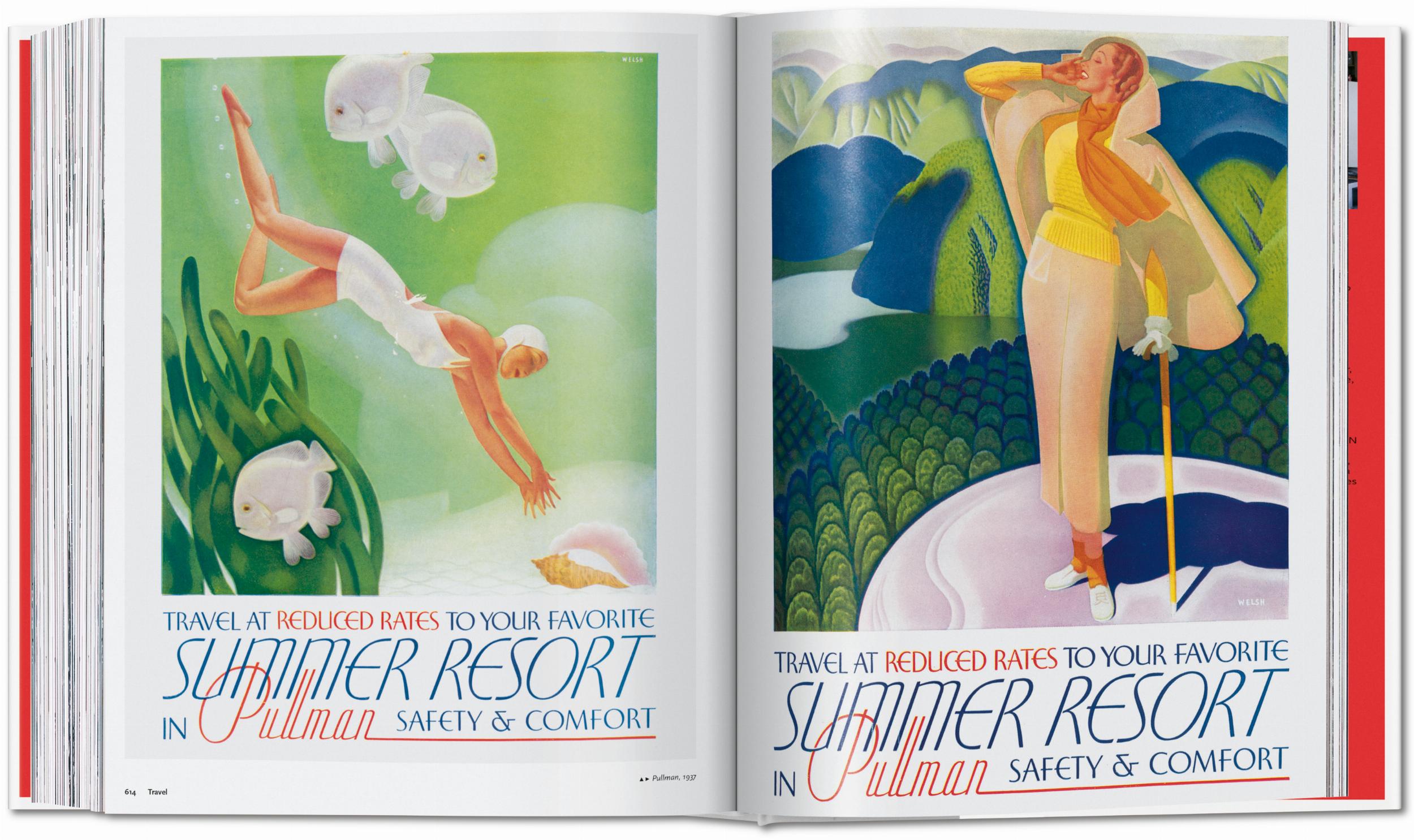 All-American Ads of the 30s (German, French, English)