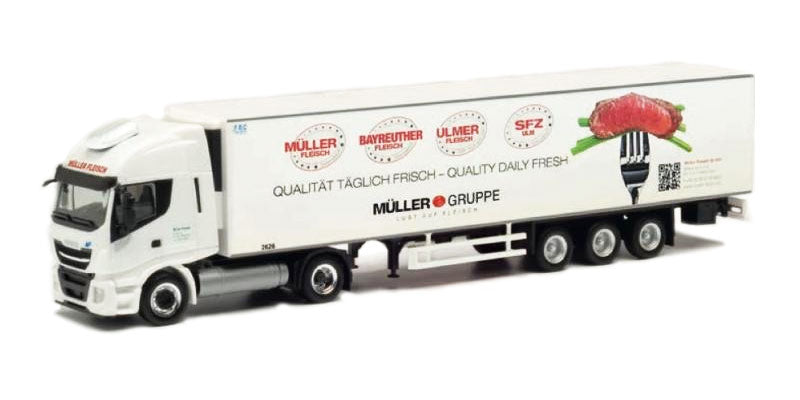 Herpa 312257 1/87 Scale Muller Fleisch - Iveco Stralis