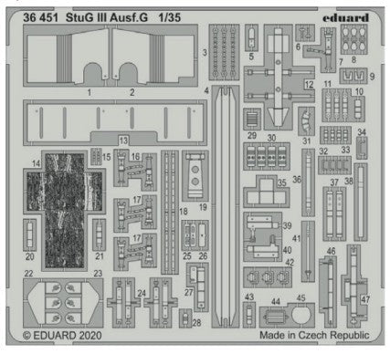 Eduard 36451 1/35 Armor- StuG III Ausf G for TAO