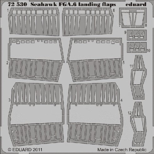 Eduard 72530 1/72 Aircraft- Seahawk FGA6 Landing Flaps for HBO