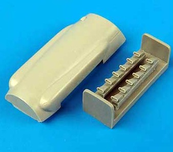Quickboost 48229 1/48 Spitfire Mk XIV Cowling & Exhaust for ACY
