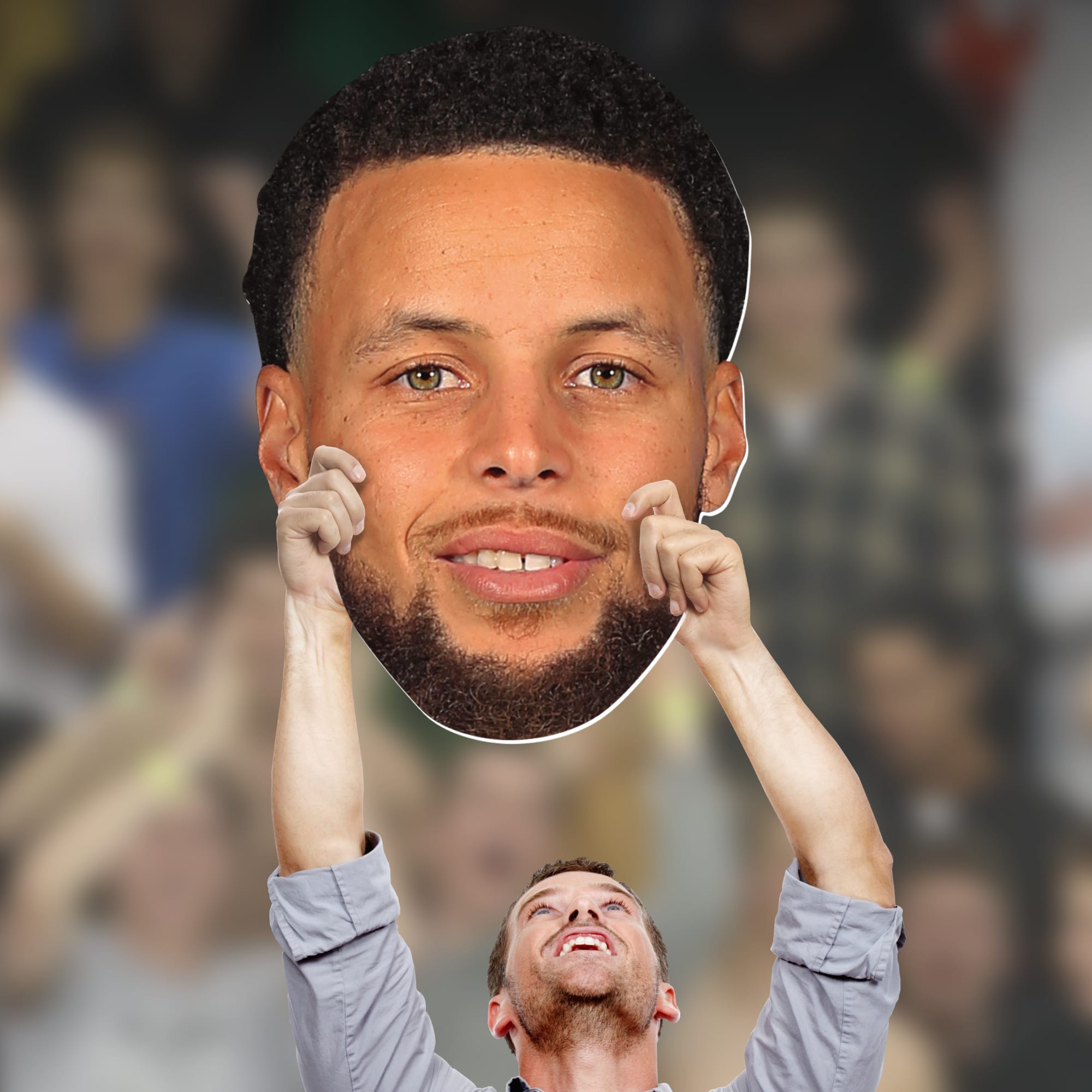 Stephen Curry - Big Head - Official NBA - Golden State Warriors - Foam Core Cutout