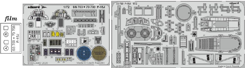Eduard 73703 1/72 Aircraft- F15J for LNR (Painted)