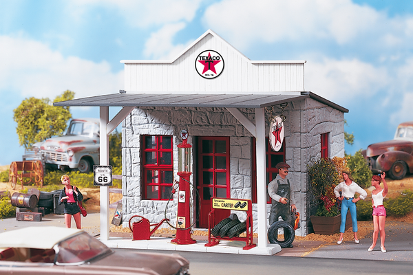 PIKO 62264 G Scale TEXACO Gas Station Kit