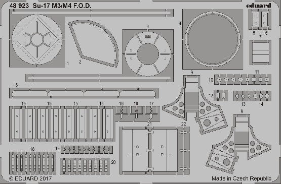 Eduard 48923 1/48 Aircraft- Su17 M3/4 F.O.D. for KTY