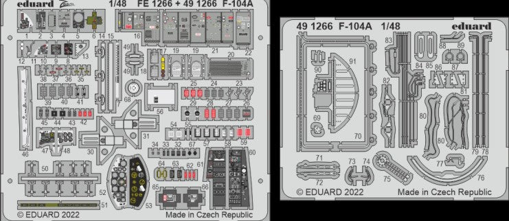 Eduard 491266 1/48 Aircraft- F104A for KIN (Painted)