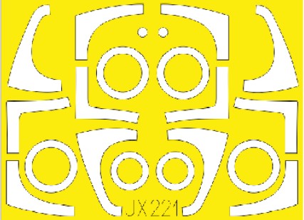 Eduard JX221 1/32 Mask Aircraft- F5E TFace for KTY