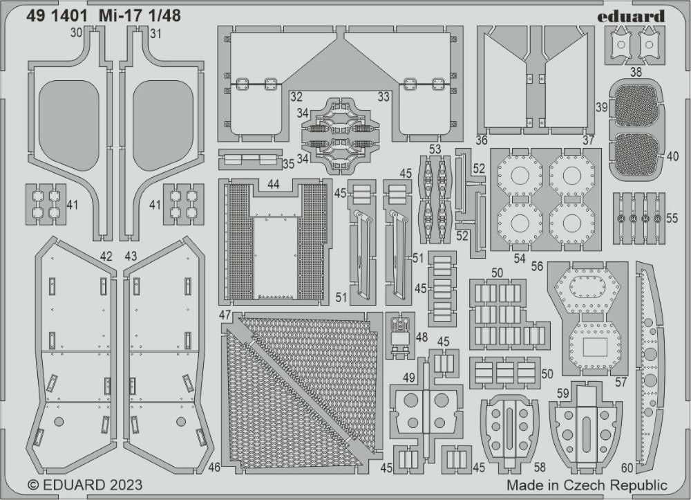 Eduard 491401 1/48 Aircraft- Mi17 for TSM