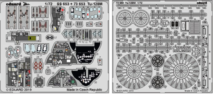 Eduard 73653 1/72 Aircraft- Tu128M for TSM (Painted)