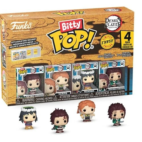 Funko Bitty Pop! Demon Slayer Mini-Figure 4-Pack Specialty - Select Figure(s)