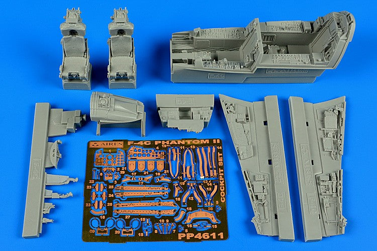 Aires 4611 1/48 F4C Phantom II Cockpit Set For ACY