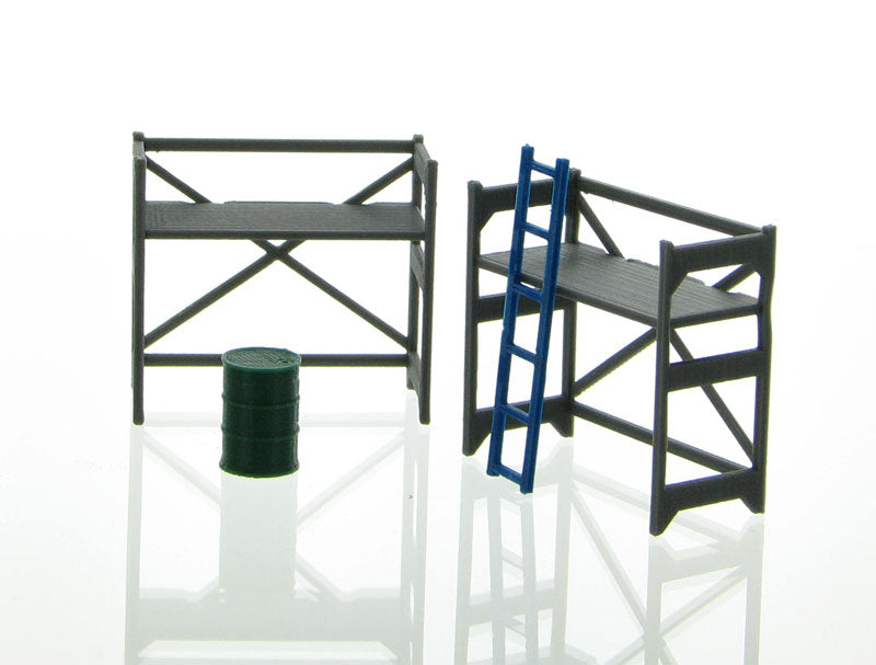 3D To Scale 50-150-GY 1/50 Scale Scaffolding Set - Gray