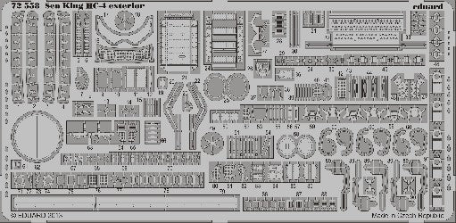 Eduard 72558 1/72 Aircraft- Sea King HC4 Exterior for DML