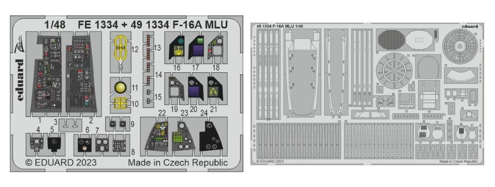 Eduard 491334 1/48 Aircraft- F16A MLU for KIN (Painted)