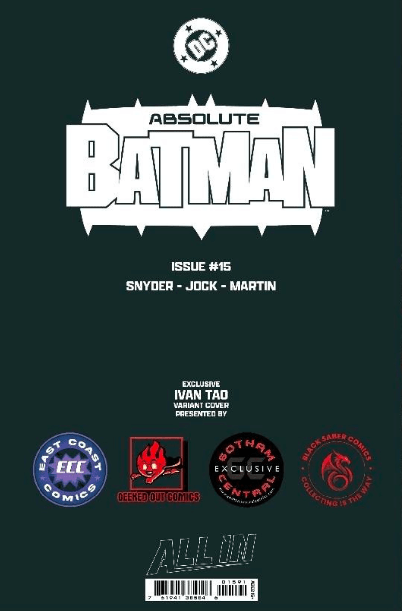 Absolute Batman #15 - ECC Ivan Tao Exclusive (12/10/25)