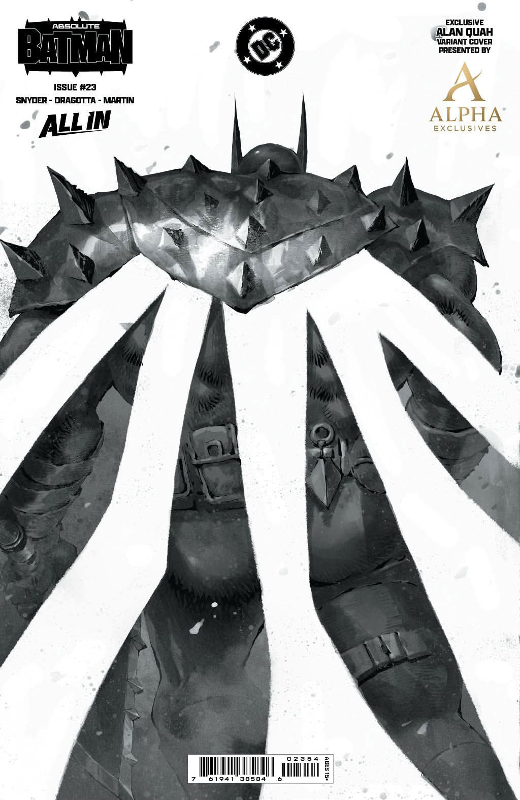 Absolute Batman #23 ALAN QUAH Big Dex Exclusive Wraparound Variants