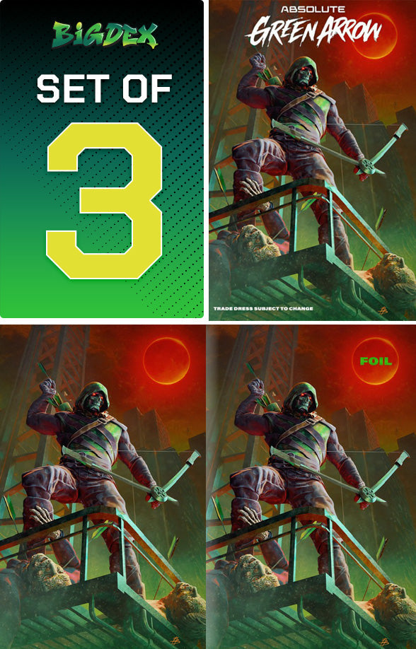 Absolute Green Arrow #1 BJORN BARENDS Trade/Virgin/Foil Set of 3