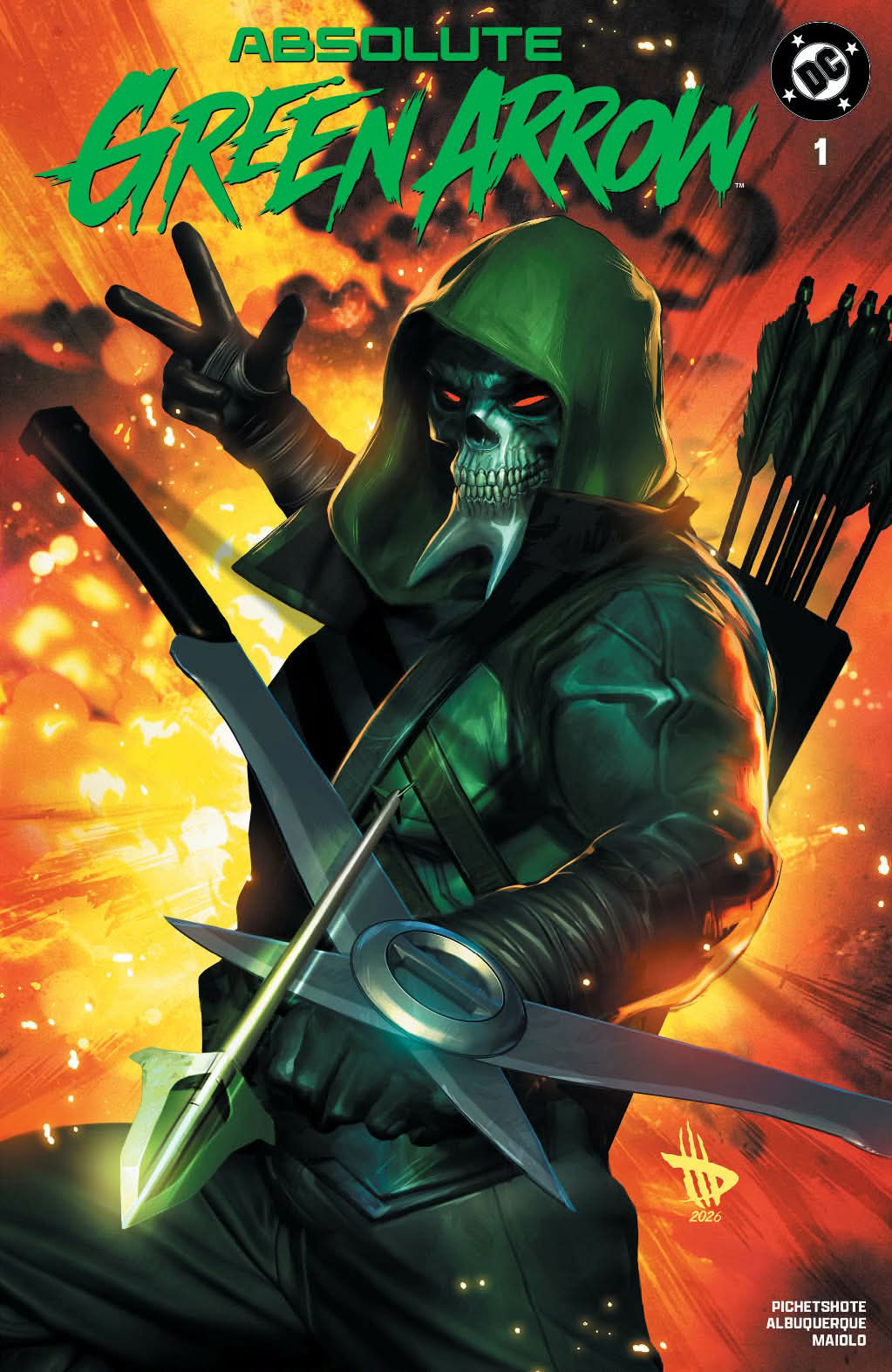 Absolute Green Arrow #1 DAVE WILKINS Big Dex Exclusive Trade Dress