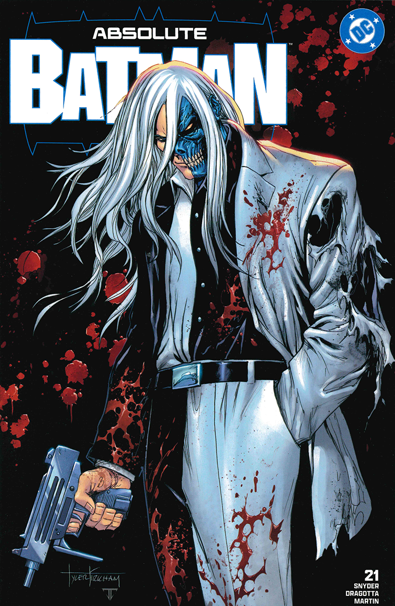 ABSOLUTE BATMAN #21 TYLER KIRKHAM EXCLUSIVE BATTLE DAMAGED TWO-FACE VA