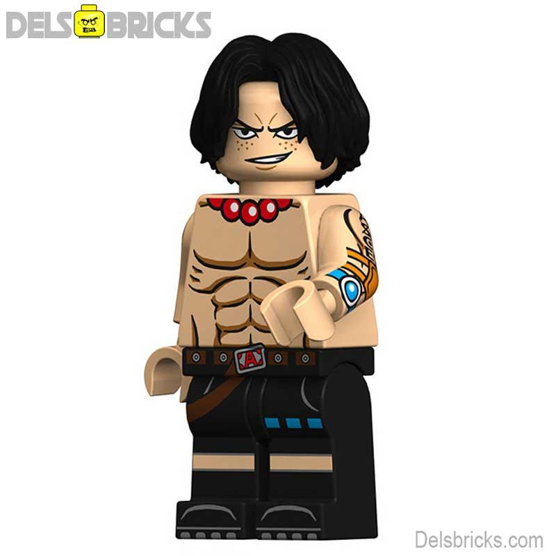 Ace from ONE PIECE Anime Lego Minifigures custom toys 6