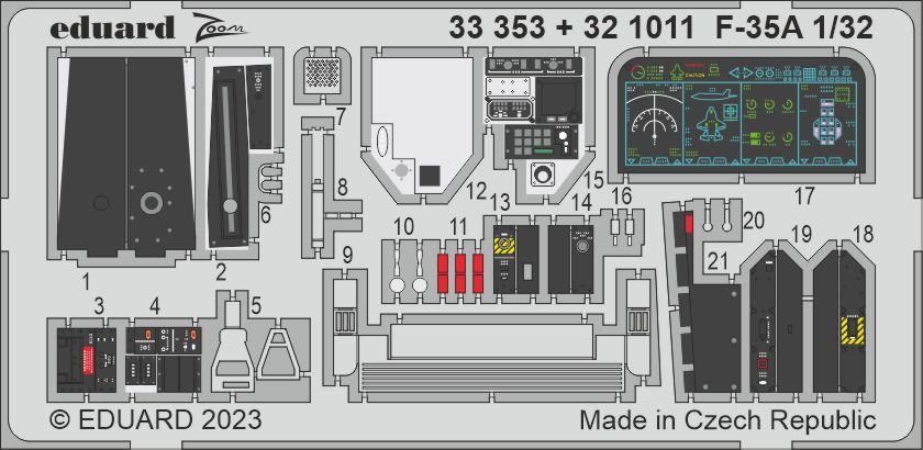 Eduard 33353 1/32 Aircraft- F35A for TSM (Painted)