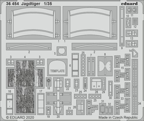 Eduard 36454 1/35 Armor- Jagdtiger for TAO
