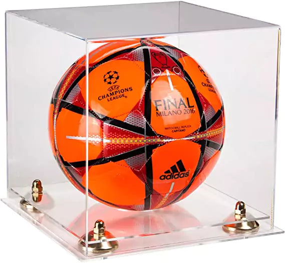 Acrylic Soccer Ball Display Case - Clear (A027/B02)