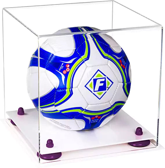 Acrylic Soccer Ball Display Case - Clear (A027/B02)