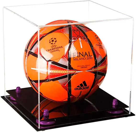 Acrylic Soccer Ball Display Case - Clear (A027/B02)