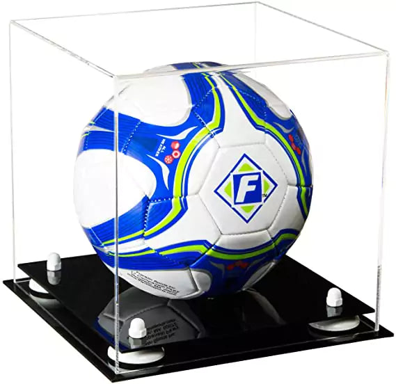 Acrylic Soccer Ball Display Case - Clear (A027/B02)