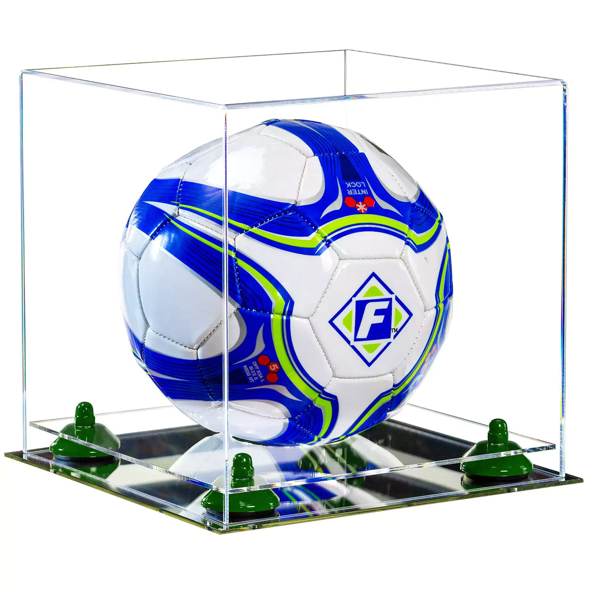 Acrylic Soccer Ball Display Case - Clear (A027/B02)