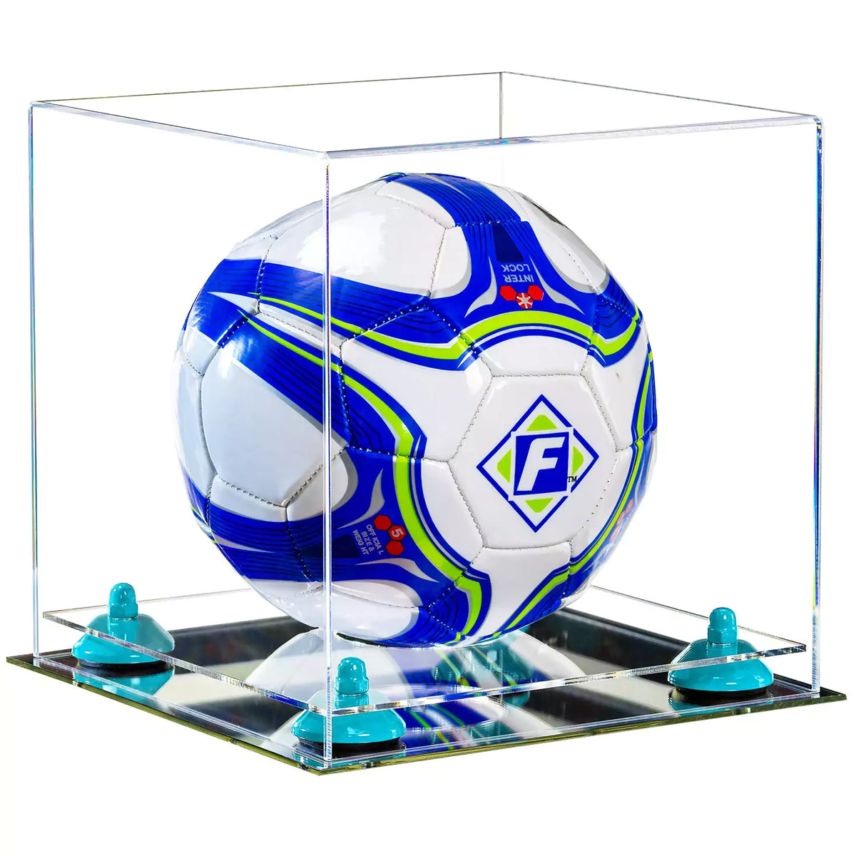 Acrylic Soccer Ball Display Case - Clear (A027/B02)